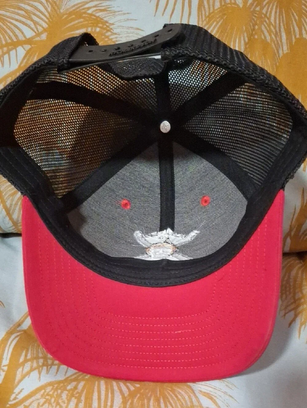 Unisex Red Trucker Cap